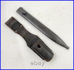 WWII German K98 Mauser Bayonet with Scabbard & Frog, WaA883 41ASW Horster 1941