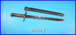 WWII Italian Model 1891 Bayonet & Scabbard + Frog Rocca 1940-42