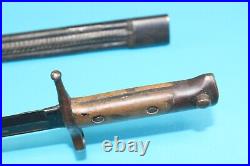 WWII Italian Model 1891 Bayonet & Scabbard + Frog Rocca 1940-42