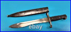 WWII Spanish Model 1941 Mauser Bayonet Machete Knife Toledo + Scabbard