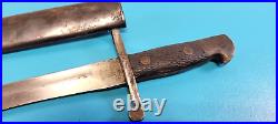 WWII Spanish Model 1941 Mauser Bayonet Machete Knife Toledo + Scabbard