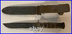 WWII US ARMY USN MK2 NORD8676 B. M. CO 19 VP BAYONET KNIFE With SCABBARD