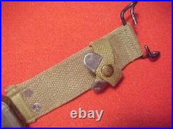 WWII US M1 CARBINE BAYONET GUARD MK'D UTICA WithM8A1 BM CO SCABBARD NEAR MINT