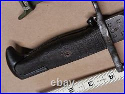 WWII US M1 M1903 Garand Bayonet United Cultry And Danish Scabbard