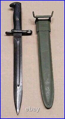 WWII US M1 M1903 Garand Bayonet United Cultry And Danish Scabbard