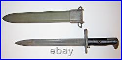 WWII U. S. MILITARY Officer Issued BAYONET / SCABBARD Army Navy PAL- Unused
