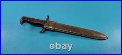 WWII Utica 1942 Bayonet Knife UC + Scabbard O. L. Oneida Modified