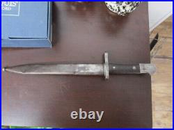 WWII WW2 KNIFE BAYONET -TURKISH 3709 ASFA With METAL SCABBARD