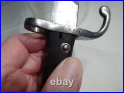 WWI C1908 Pattern WEYERSBERG KIRSCHBAUM & CO. Cie BAYONET/SCABBARDNice Original