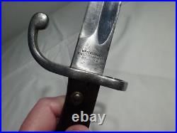 WWI C1908 Pattern WEYERSBERG KIRSCHBAUM & CO. Cie BAYONET/SCABBARDNice Original