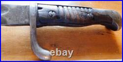 WWI German Model 1898 Butcher Bayonet withScabbard Turkish Modified