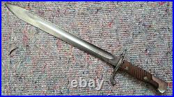 WWI German S98/05 aA Mauser Butcher Old Style Bayonet