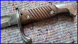 WWI German S98/05 aA Mauser Butcher Old Style Bayonet