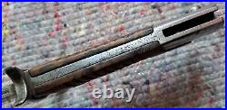 WWI German S98/05 aA Mauser Butcher Old Style Bayonet