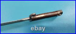 WWI Model 1898 /05 German Butcher Bayonet Knife + Scabbard Frog Fichtel & Sachs