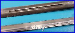 WWI Swedish Model 1914 Rifle Sword Bayonet + Steel Scabbard Mauser Carbine