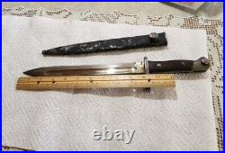 Weyersberg Kirschbaum & Co. Solingen Bayonet & Scabbard in pre owned condition H4