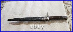 Weyersberg Kirschbaum & Co. Solingen Bayonet & Scabbard in pre owned condition H4