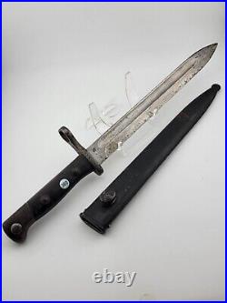 Weyersberg Kirschbaum & Co Solingen vintage Bayonet & Scabbard. Circa 1895-1901