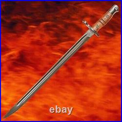 Windlass M-1917 Enfield Bayonet with Scabbard 1075 High Carbon Steel trench-guns