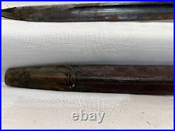 Ww2 Australian Lithgow Sword Bayonet 1907 #1 Mangrovite Scabbard Very Nice