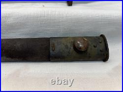 Ww2 Australian Lithgow Sword Bayonet 1907 #1 Mangrovite Scabbard Very Nice