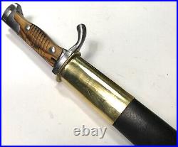 Wwi German Gew98 G98 Rifle M1898 M1902 Sawtooth Bayonet & Scabbard