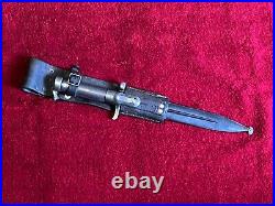 Wwi Swedish M1896 Mauser Bayonet With Frog & Retaining Clip