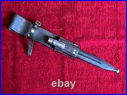 Wwi Swedish M1896 Mauser Bayonet With Frog & Retaining Clip