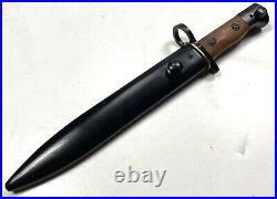 Wwii British Enfield No. 5 Jungle Carbine Bayonet & Scabbard