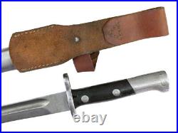 Yugoslav M1924 Mauser Long Bayonet With Frog (Bayonet Fits Any 98 Type Mauser)