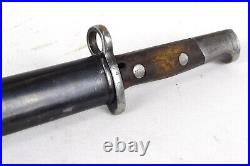 Yugoslavian 20 Long Masuer Bayonet with Scabbard